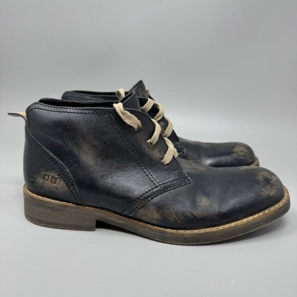 Bed Stu Mens Draco Chukka Boots Size 9 Brown Rustic Distressed Leather Lace Up